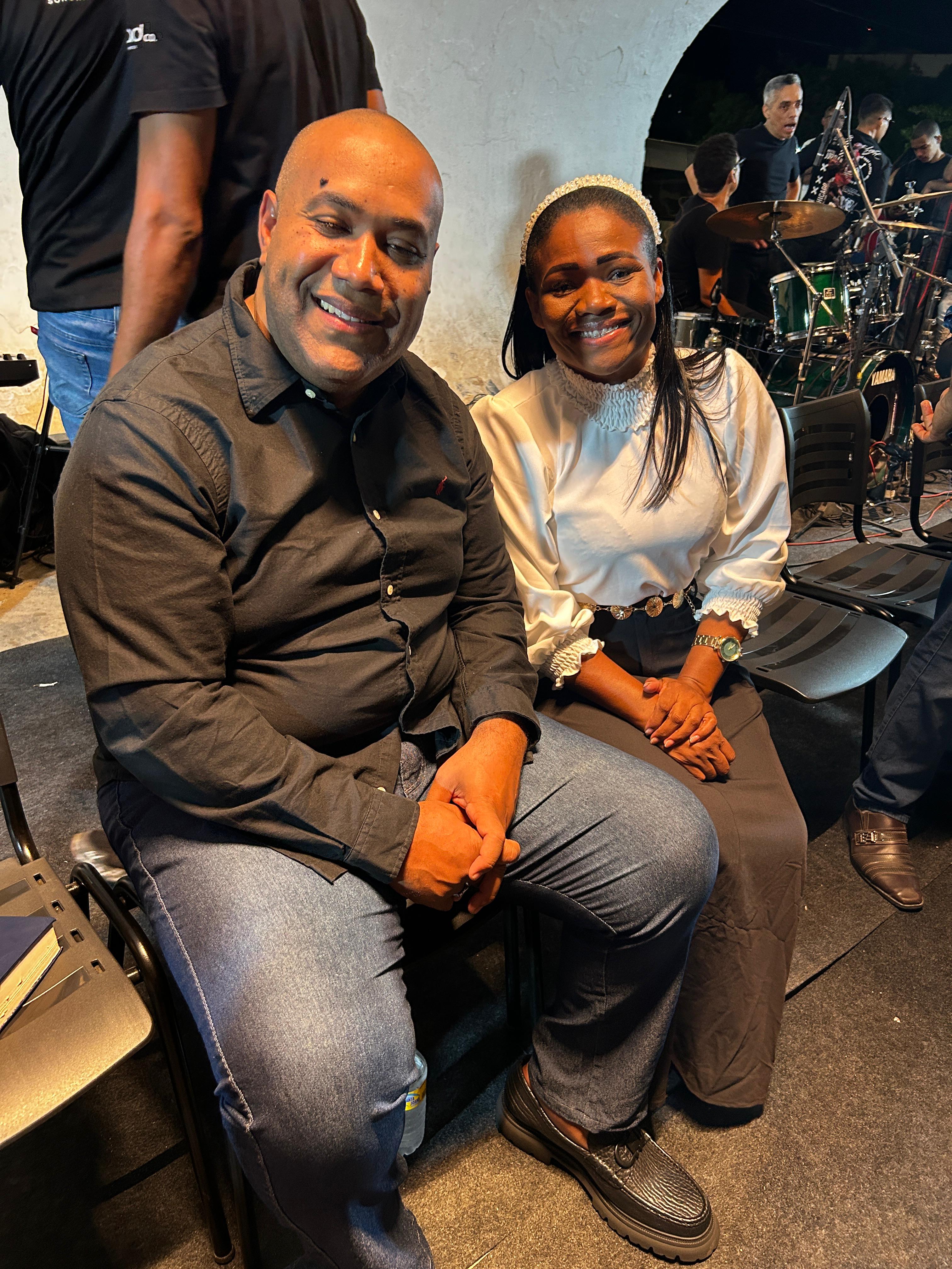 Clea Nascimento em evento gospel